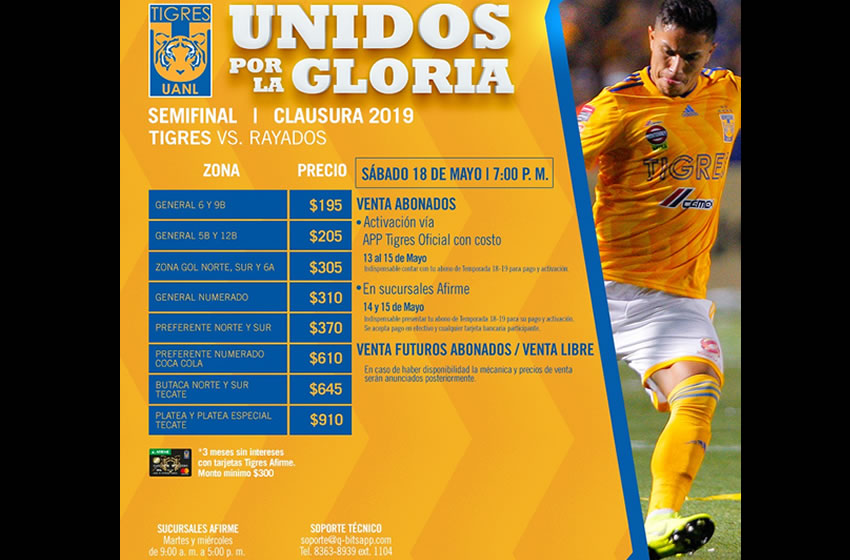 El club anunció que la venta libre dependerá de la disponibilidad de entradas.