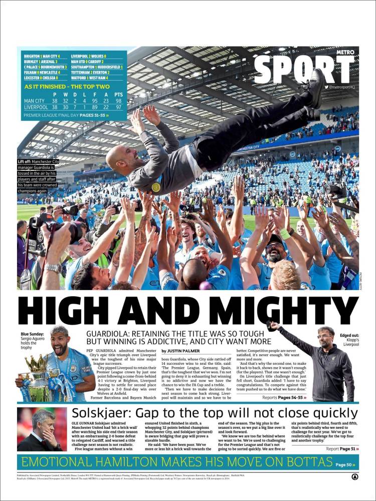 Las mejores portadas del mundo de los deportes.