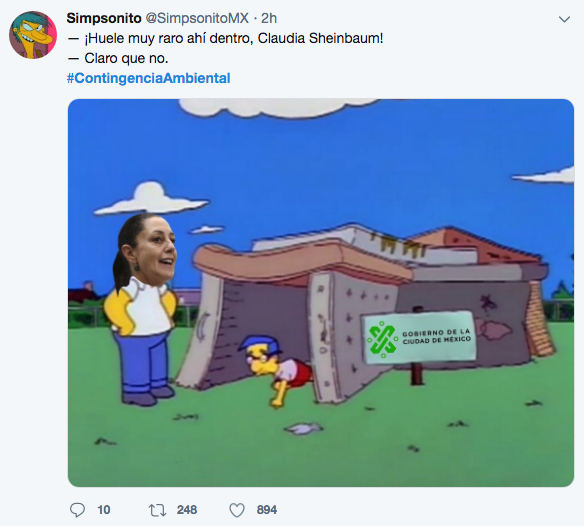 Contingencia ambiental 'estimula la creatividad' de los memes: Fotogalería
