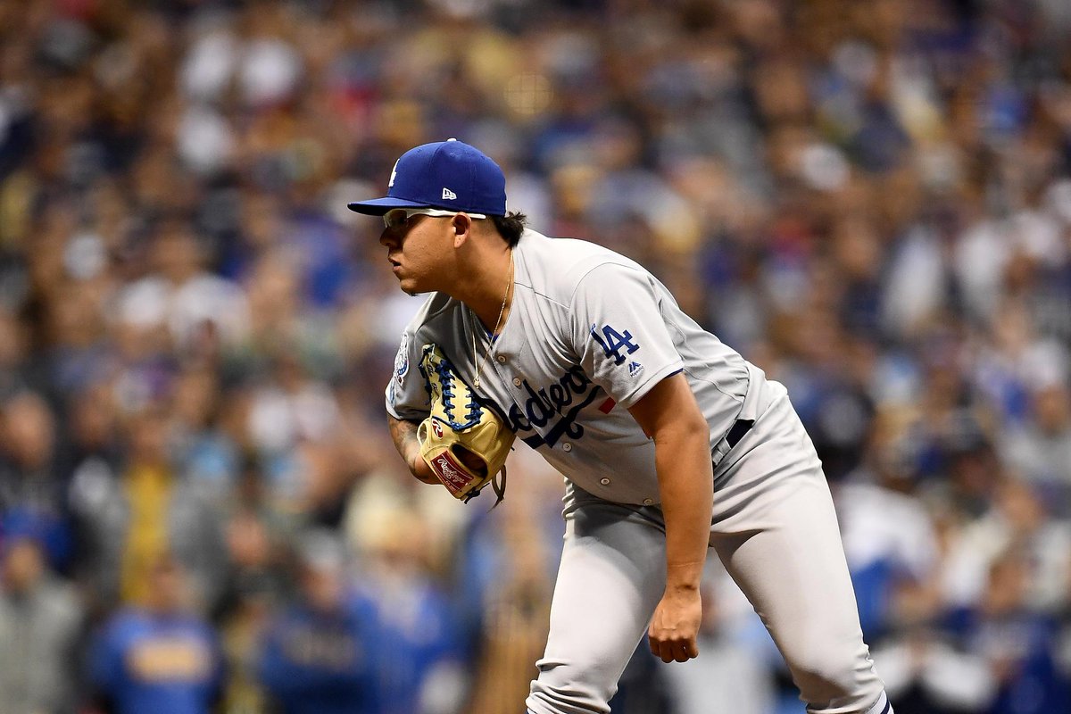 El lanzador de los Dodgers fue detenido la tarde de este lunes en Los Ángeles. (Foto: @LosDodgers)
