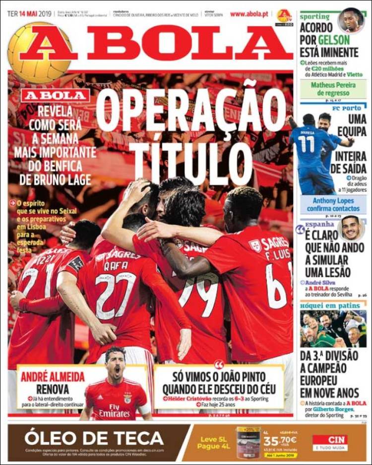 Las mejores portadas del mundo de los deportes.