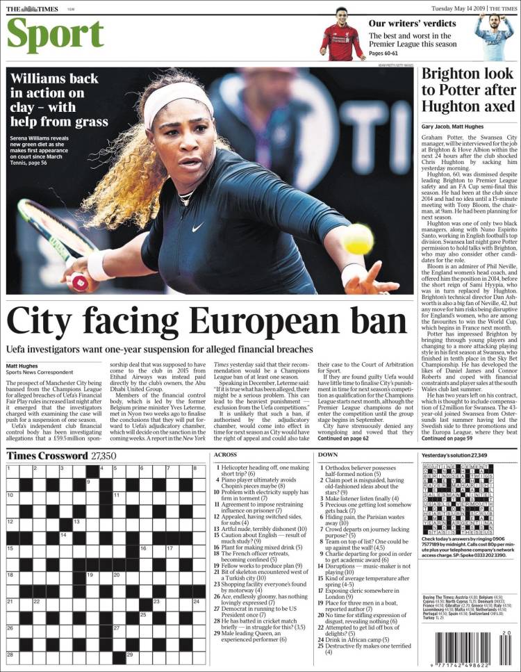 Las mejores portadas del mundo de los deportes.