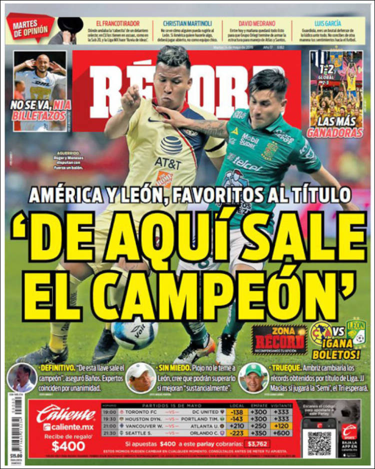 Las mejores portadas del mundo de los deportes.
