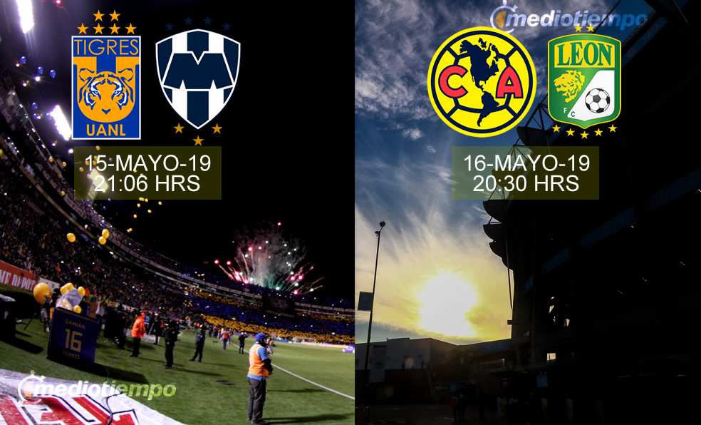Así se jugarán las Semifinales del Clausura 2019. (Foto: Especial)