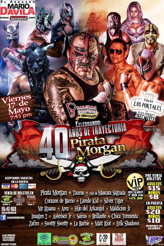 Carteleras de lucha libre del 16 al 21 de mayo 2019