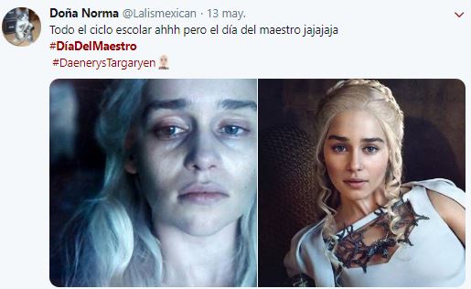 Con un poco de humor, se celebra el Día del Maestro.