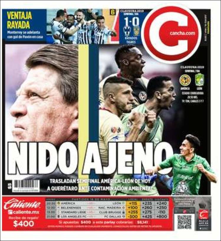 Las portadas deportivas para este jueves.