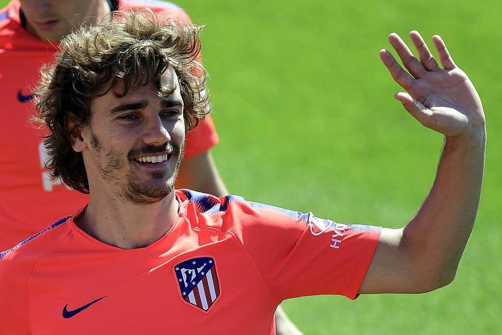 Griezmann disputará este sábado su último juego con el Atlético de Madrid en su visita al Levante. (Foto: AFP)