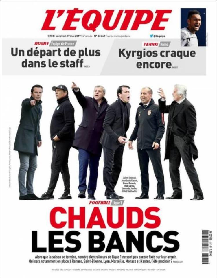 L'Equipe de Francia.
