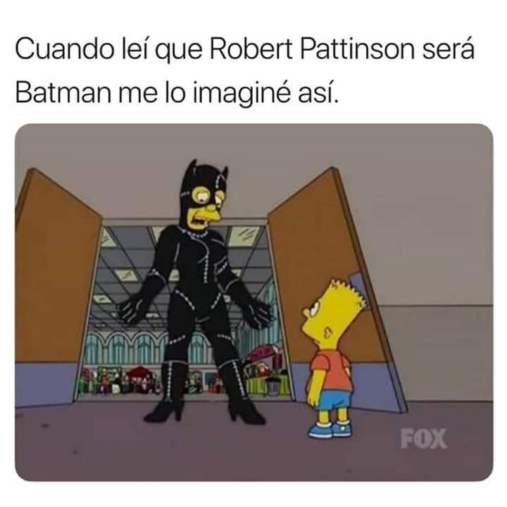 Los memes de Robert Pattinson como Batman. (Foto: Especial)