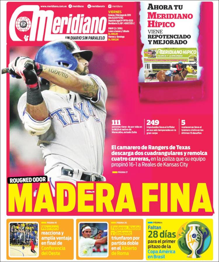 Meridiano de Venezuela.