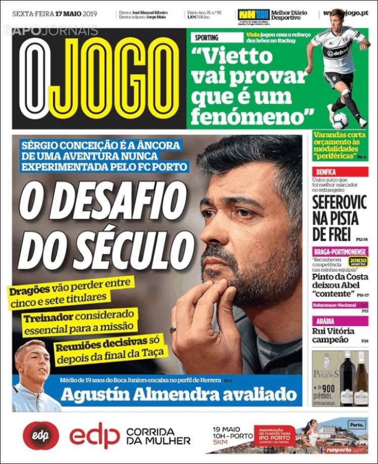 O Jogo de Portugal.