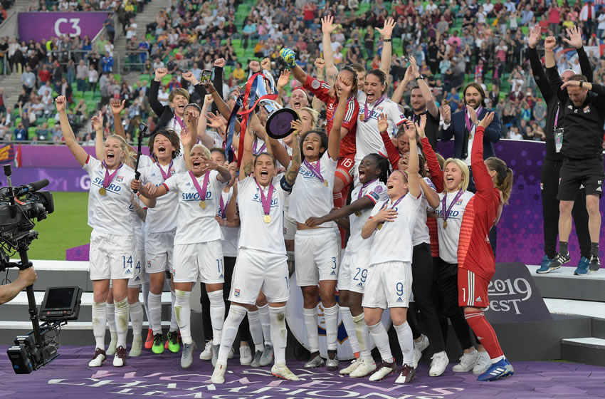 La eficacia de Lyon fue suficiente para que el Lyon mantuviera su reinado. (AFP)