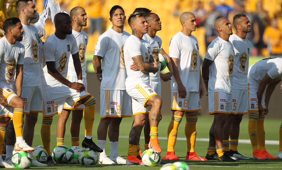 Los jugadores de Tigres previo al Clásico. (Foto: Imago7)