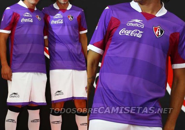 Los Uniformes más feos del futbol mexicano. Atlas, 2012.