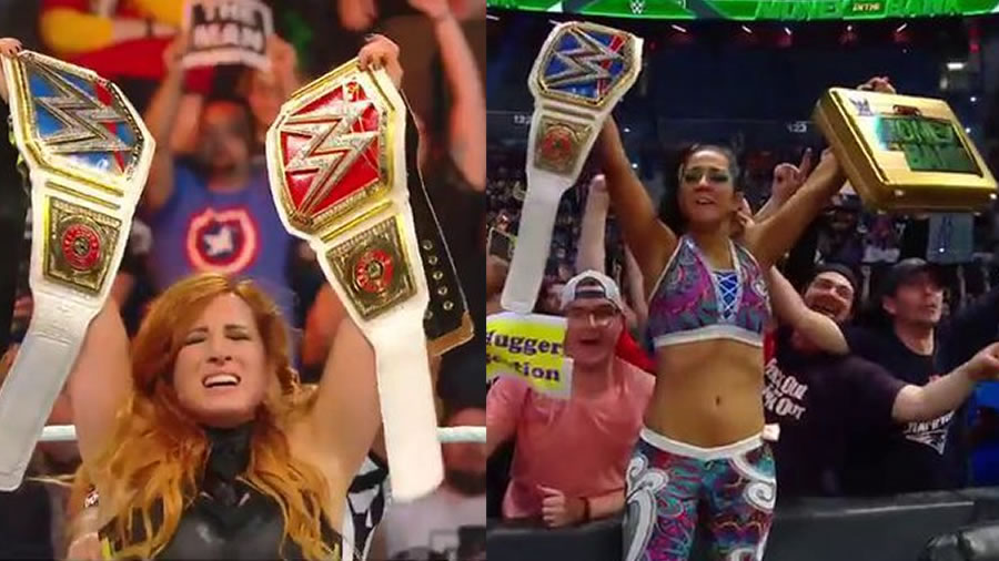 Las dos campeonas de WWE.