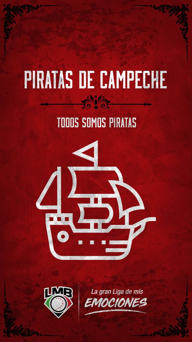El logo de los Piratas de Campeche al estilo Game of Thrones