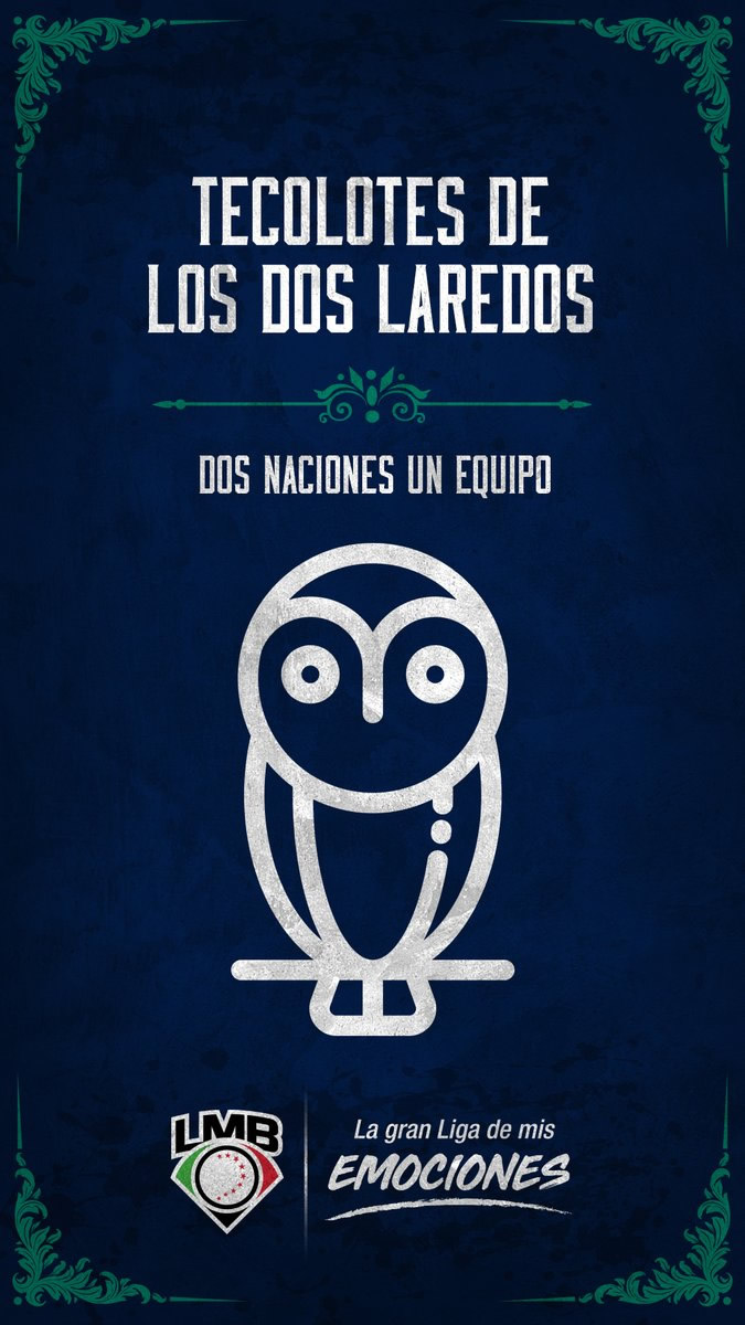 El logo de los Tecolotes de los Dos Laredos al estilo Game of Thrones