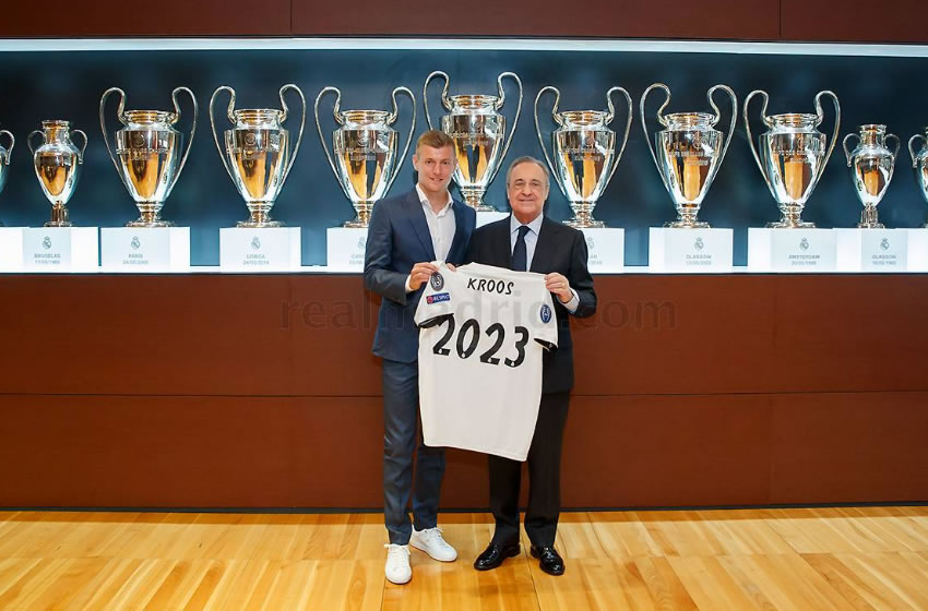 Kroos llegó al Madrid en 2014 procedente del Bayern Munich.