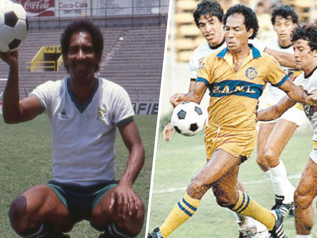 Evanivaldo Castro Cabinho ganó su último y octavo título de goleo en la 84-85 con la camiseta esmeralda. Se retiró en la 86-87 con Tigres.