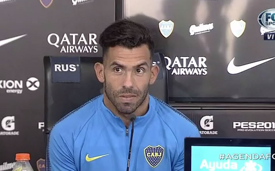 Carlos en la conferencia de este día. (Especial)