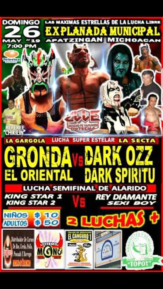 Carteleras de Lucha Libre del 23 al 29 de mayo