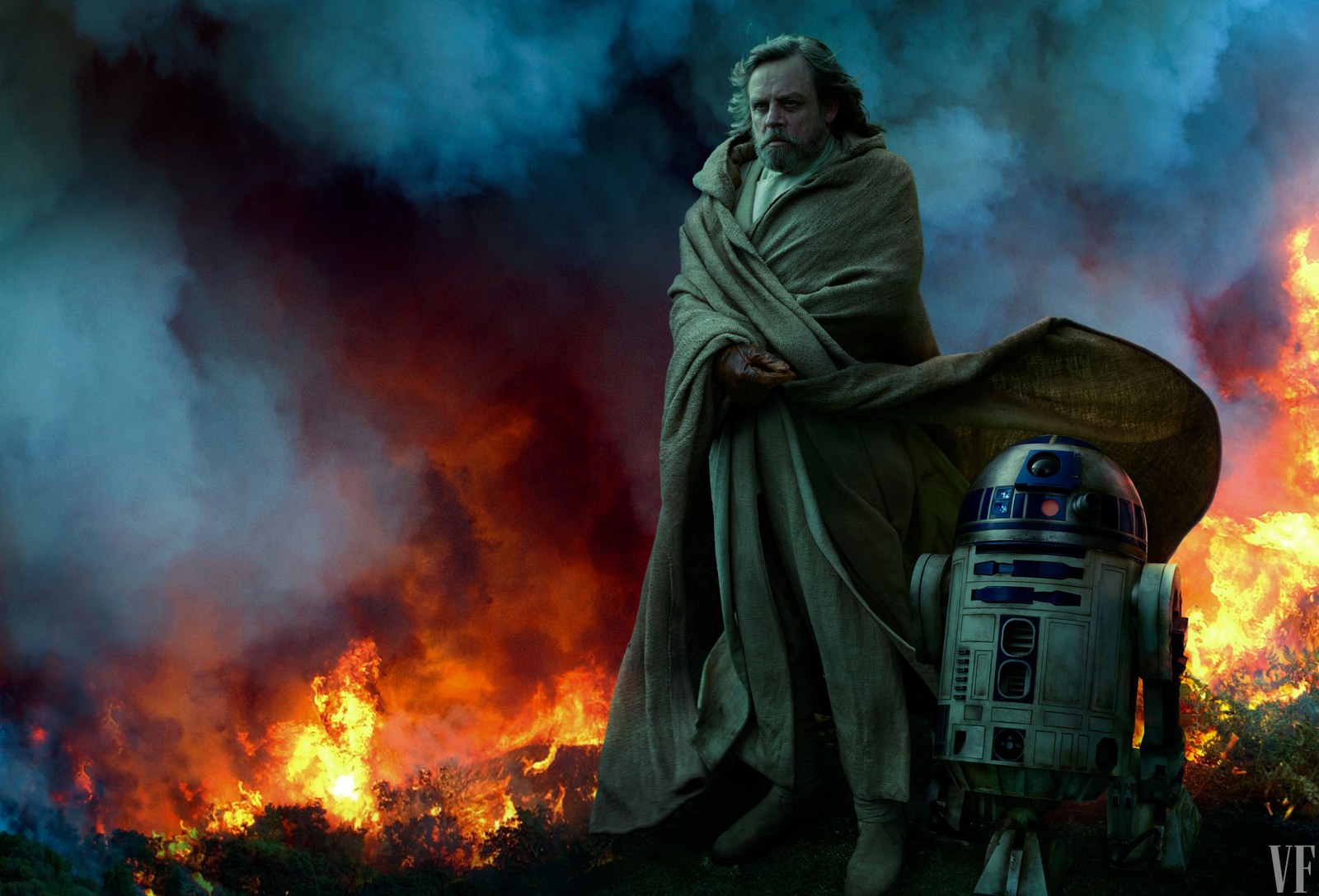 Mark Hamill como Luke Skywalker. (Foto: Vanity Fair)