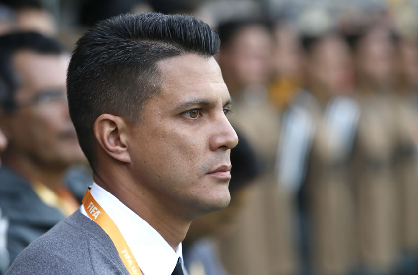 Diego Ramírez, técnico de la Selección Mexicana Sub 20. Foto: AP