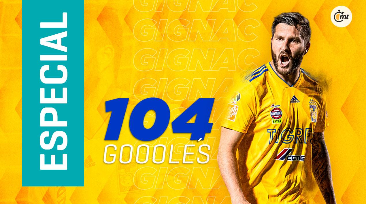 Los 104 goles de Gignac con Tigres
