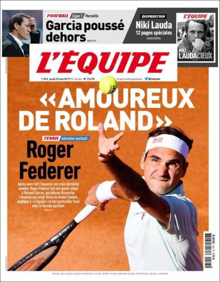 No te pierdas la información deportiva de la prensa escrita alrededor del mundo.