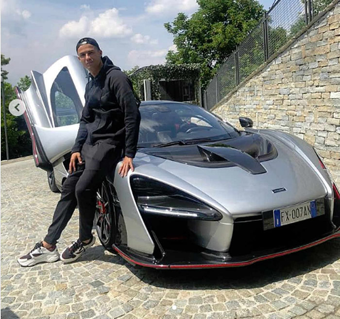 Cristiano Ronaldo presume su McLaren Senna (Foto: Especial)