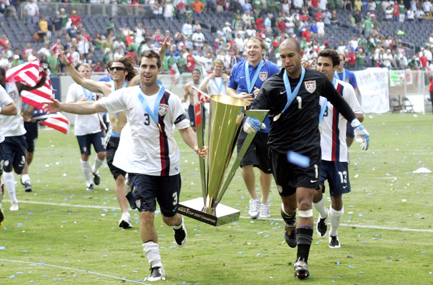 9. Estados Unidos, campeón Copa Oro 2007. (Mexsport)