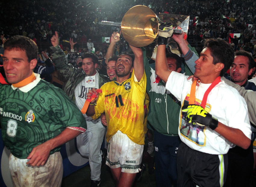 3. México, campeón Copa Oro 1996. (Foto Mexsport)