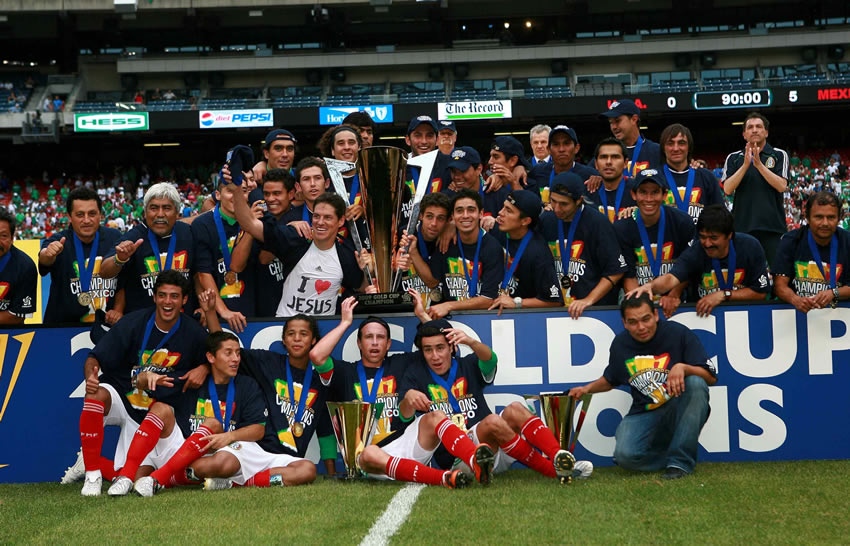 10. México, campeón Copa Oro 2009. (Mexsport)