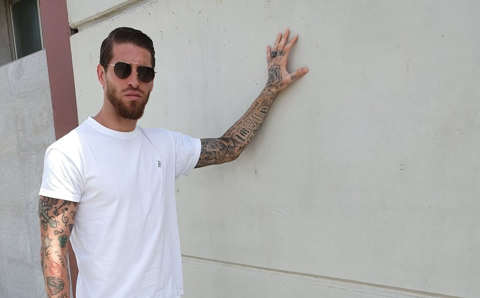 En la reunión estuvieron presentes el papá y el representante de Ramos. (Foto: @SergioRamos)