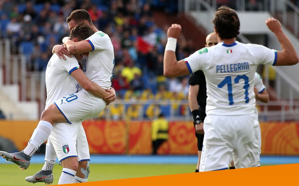 El conjunto italiano llegó a seis unidades, Japón es segundo del grupo con cuatro puntos, Ecuador tiene uno y México, cero. (Foto: @fifacom_es)