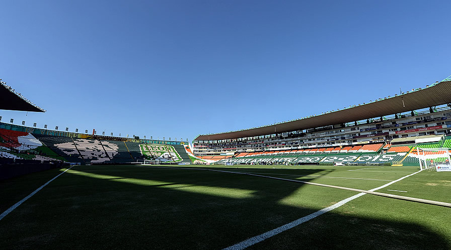 El estadio del León está listo para recibir la Gran Final.