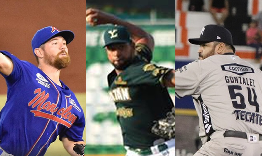González, Lowey y Valdez, levantan la mano para ser Pitchers del Año