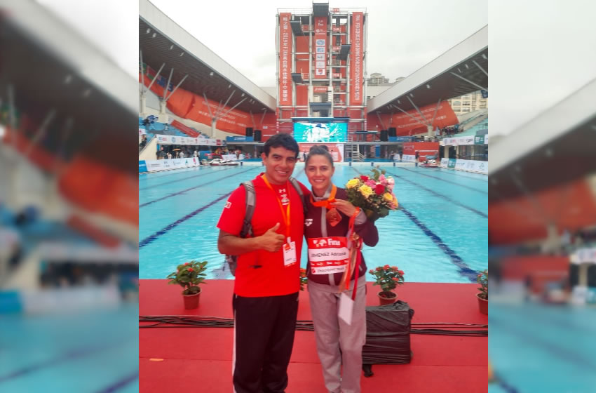 Jiménez obtuvo su segundo podio en los últimos tres años. (Conade)
