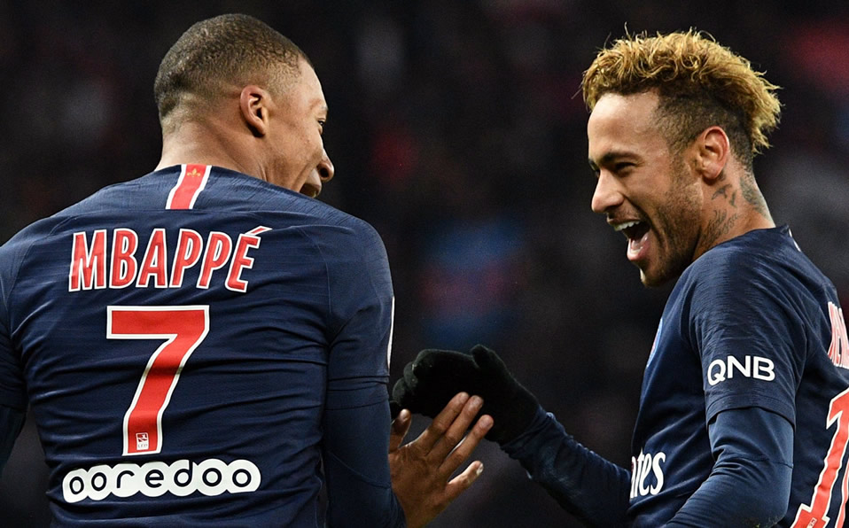 Mbappé y Neymar son vinculados con el Real Madrid para el verano.