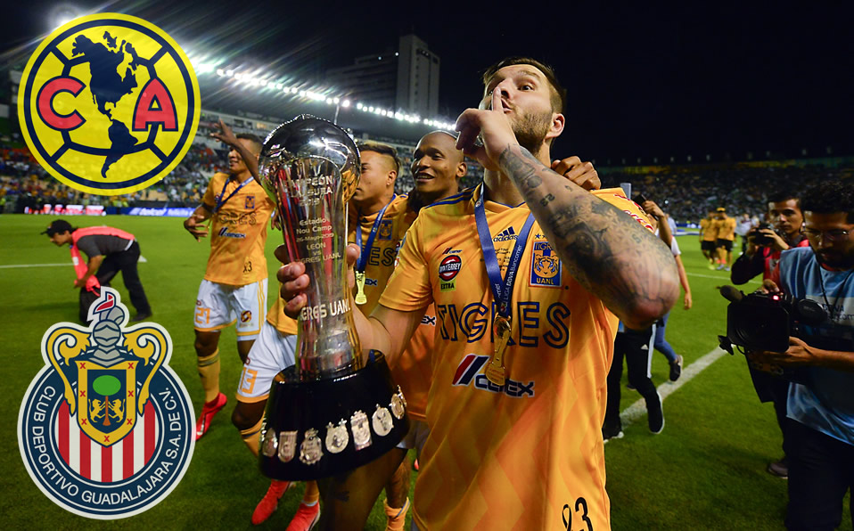 André-Pierre Gignac ganó su cuarto trofeo de Liga MX en el Clausura 2019. (Imago7)