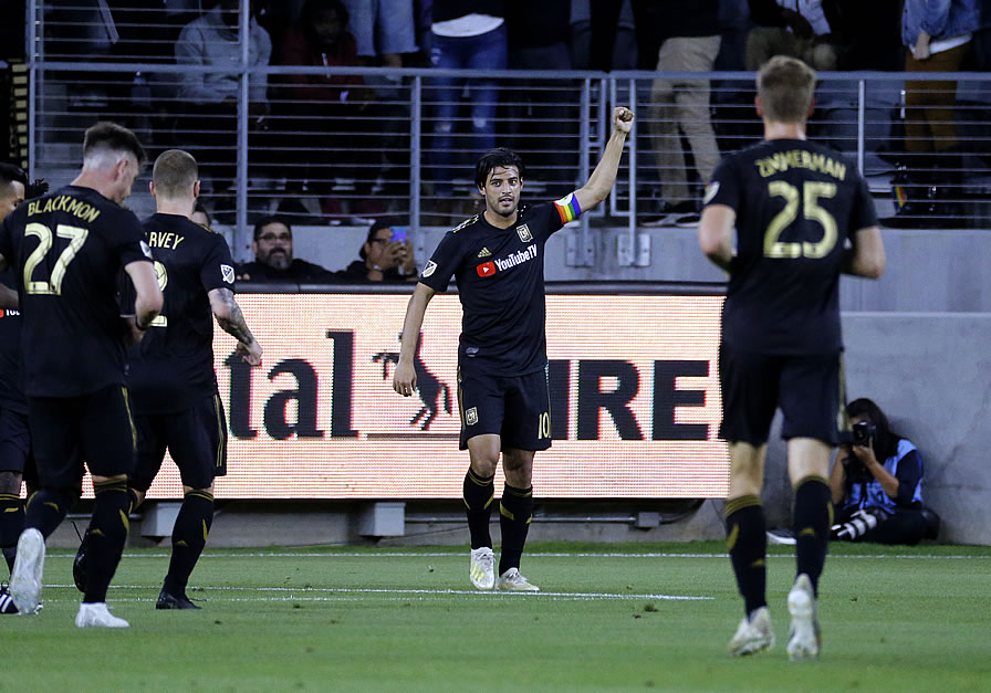 Carlos Vela suma 15 goles en la actual temporada con LAFC. (Foto: AP)