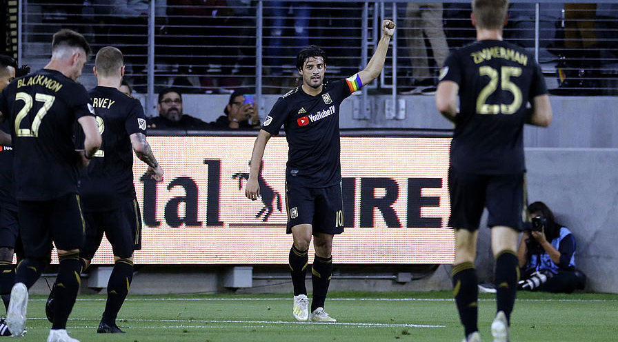 Carlos Vela suma 15 goles en la actual temporada con LAFC. (Foto: AP)