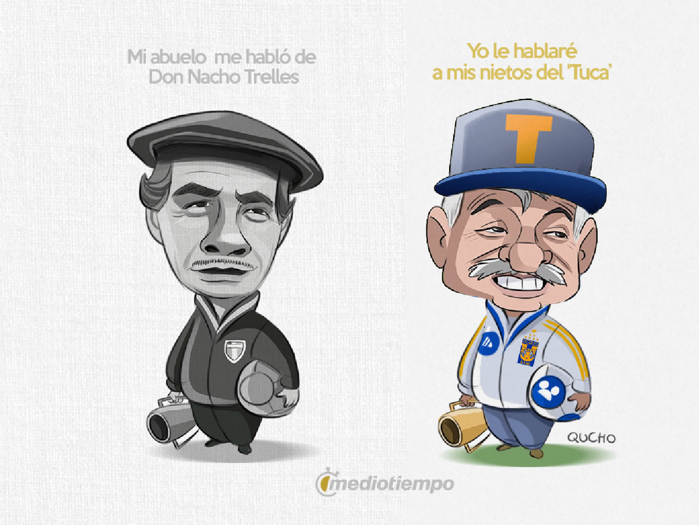 Dos históricos, Nacho Trelles y el Tuca Ferretti