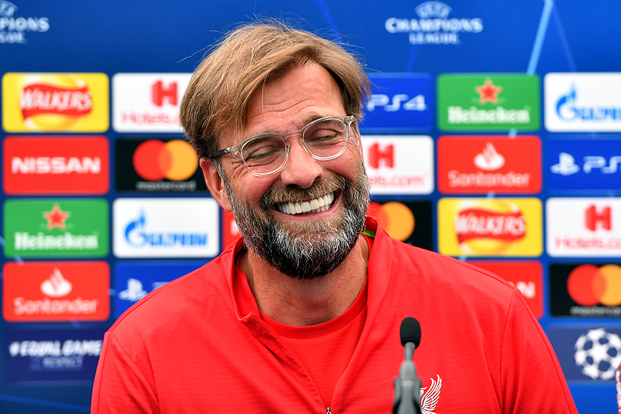 Klopp se divirtió en la conferencia de prensa. (Foto: AFP)