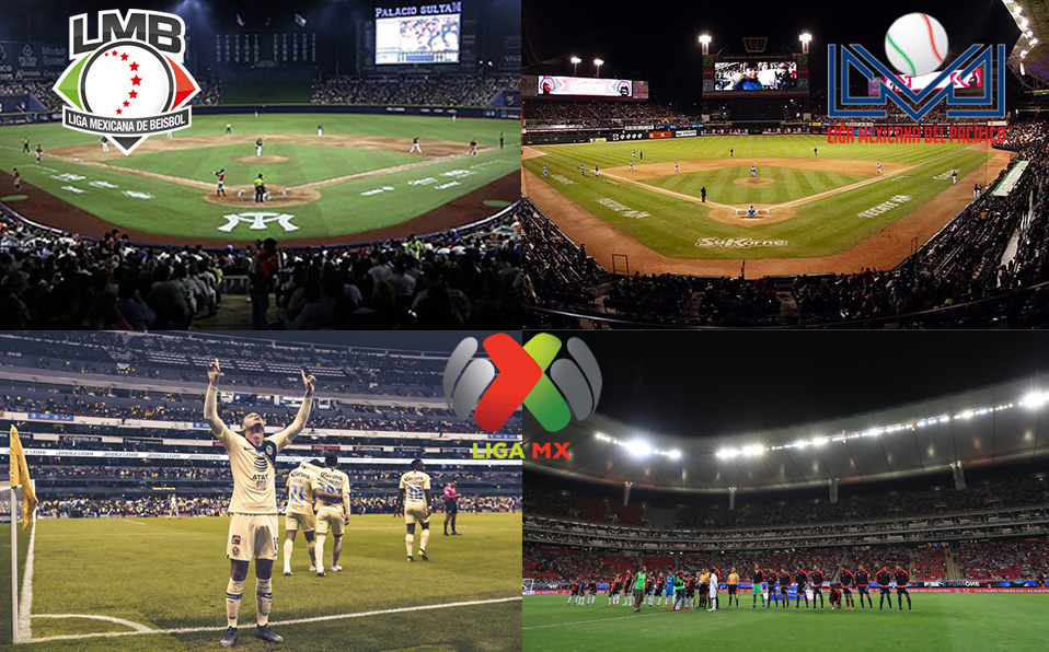 Beisbol Mexicano vs Liga MX: Asistencias y comparaciones 2018-2019
