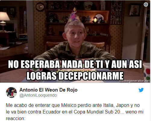 Memes del Ecuador vs. México de Polonia 2019. (Foto: Especial)