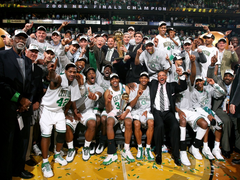 Una de dos Finales en el siglo entre las franquicias más ganadoras; en 2008, Celtics venció a Lakers.