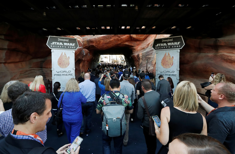 Las mejores imágenes de Star Wars Galaxy's Edge. (Foto: AP)