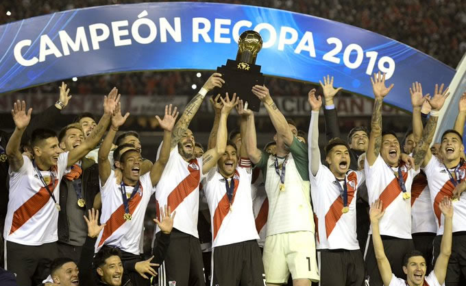 River se llevó la victoria @RecopaConmebol